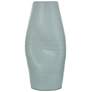 Guzzi Mint 19" - Light Mint Indented Ceramic Vase