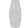 Guzzi Powder 19" White Indented Ceramic Vase