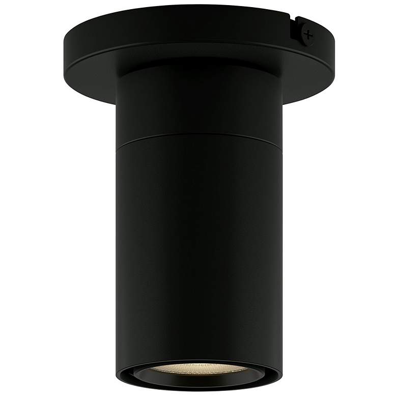 Image 1 GX15 4" Wide 1 Light Black 2700K LED Surface Mount