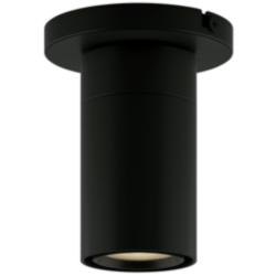 GX15 4" Wide 1 Light Black 2700K LED Surface Mount