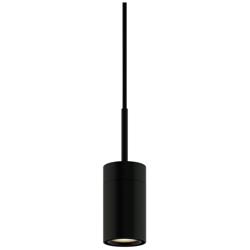 GX15 4" Wide 1 Light Black Field Cuttable 2700K LED Pendant