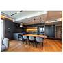 3_GX15 4" Wide 1 Light Black Field Cuttable 2700K LED Pendant more views