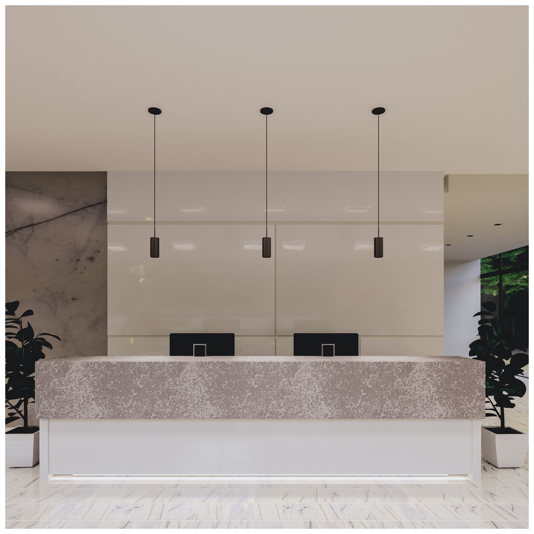 GX15 4" Wide 1 Light Black Field Cuttable 2700K LED Pendant