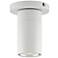GX15 4" Wide 1 Light White 2700K LED Surface Mount