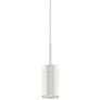 1_GX15 4" Wide 1 Light White Field Cuttable 2700K LED Pendant