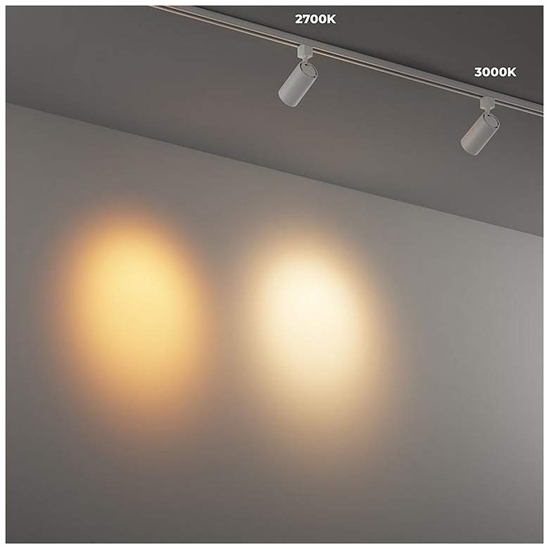 Image 4 GX15 4" Wide 1 Light White Field Cuttable 2700K LED Pendant more views