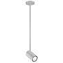 1_GX25  3.5" Wide 1-Light White LED Pendant