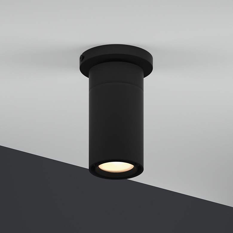 Image 1 GX25 3.5" Wide Black LED Flush Mount