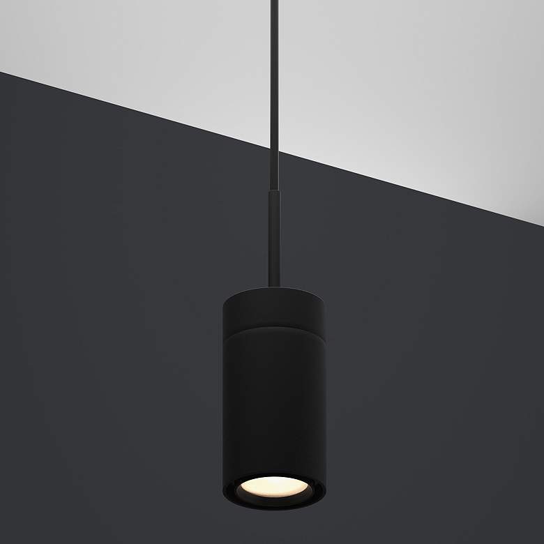 Image 1 GX25 3.5" Wide Black LED Pendant Light