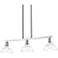 Gzolden Lighting Carver 35 1/2" Wide Chrome Linear Pendant Light