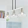 1_Gzolden Lighting Carver 35 1/2" Wide Chrome Linear Pendant Light