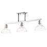 5_Gzolden Lighting Carver 35 1/2" Wide Chrome Linear Pendant Light more views