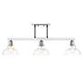 6_Gzolden Lighting Carver 35 1/2" Wide Chrome Linear Pendant Light more views
