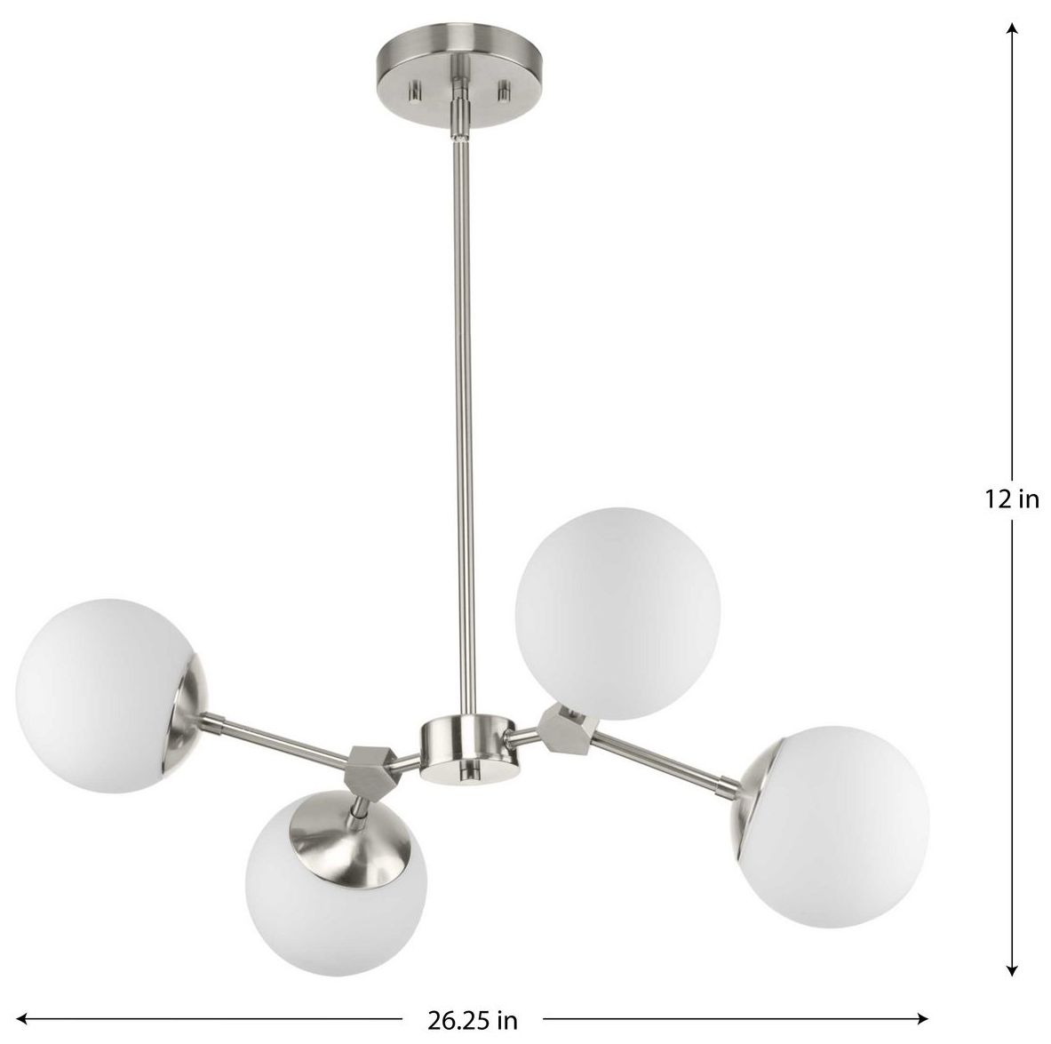 Image 4 Haas Collection Four-Light Chandelier more views