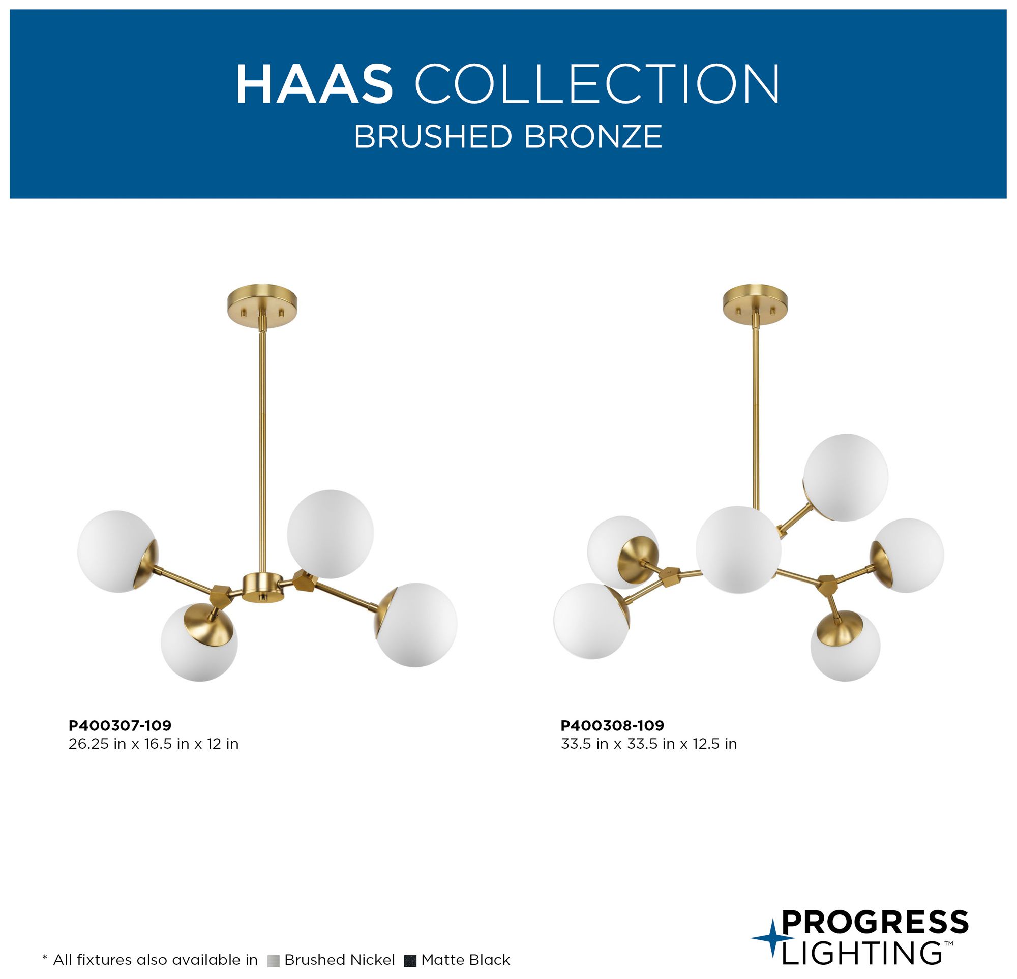 Haas Collection Four-Light Chandelier