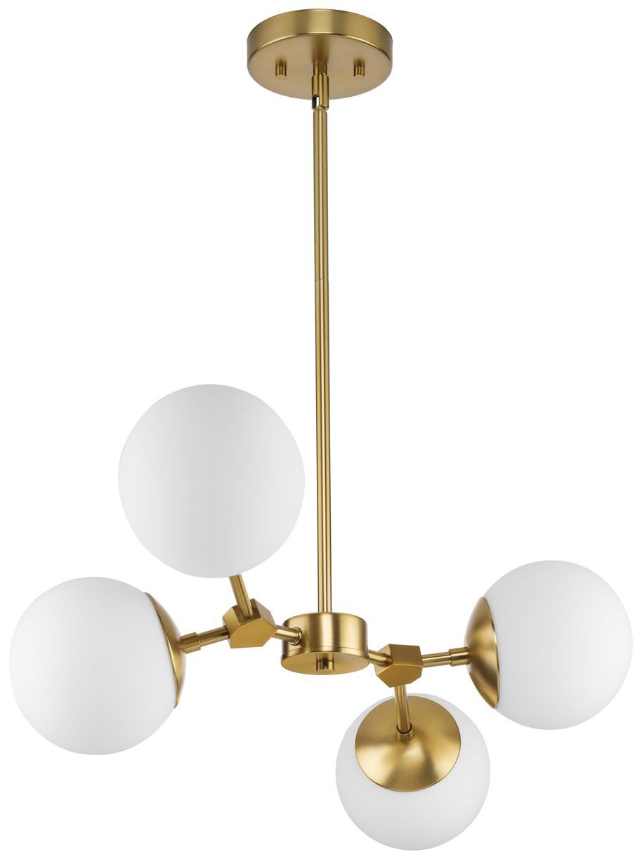 Image 3 Haas Collection Four-Light Chandelier more views
