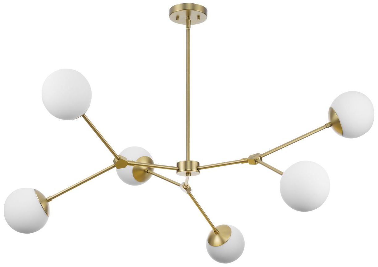 Image 3 Haas Collection Six-Light Chandelier P400378 more views