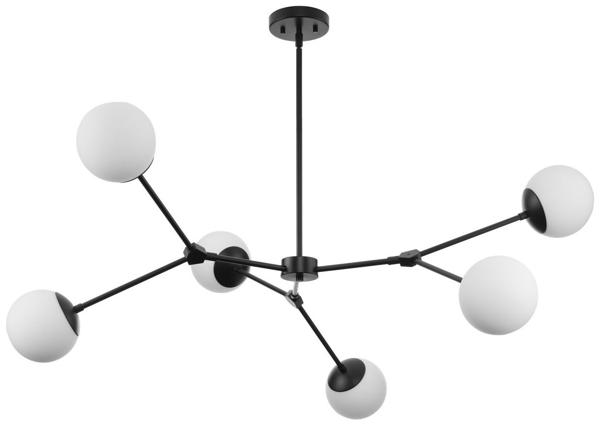 Image 5 Haas Collection Six-Light Chandelier P400378 more views