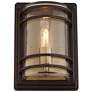 Habitat 11" High Bronze and Warm Brass Rustic Wall Sconce