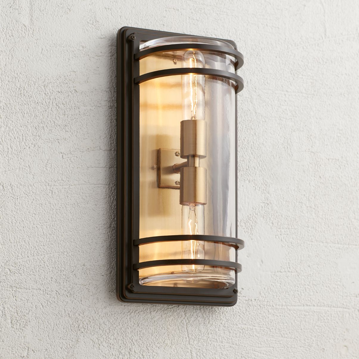 Bronze, 16 20 In. High, Wall Light, Outdoor Lighting Lamps Plus