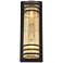 Habitat 21" Black and Brass 2-Light Outdoor Wall Light