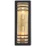 4_Habitat 21" Black and Brass 2-Light Outdoor Wall Light more views
