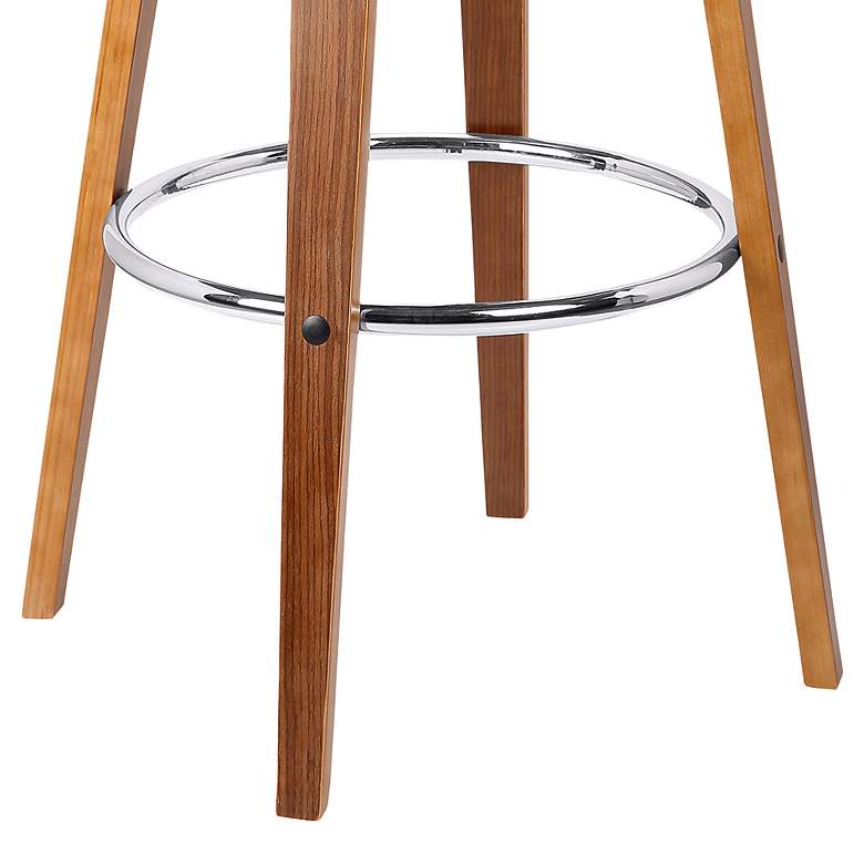 Image 6 Habor 25" Cream Faux Leather Swivel Bar Stool more views