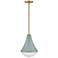 Haddie 11" Wide Seafoam Mini Pendant
