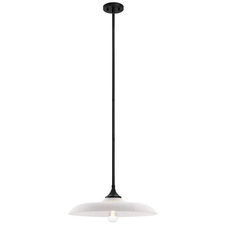 Image 3 Hadley 1-Light Pendant in Matte Black more views