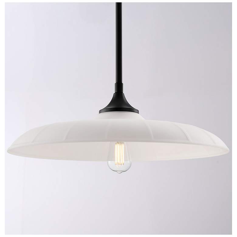 Image 5 Hadley 1-Light Pendant in Matte Black more views