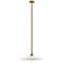 Hadley 1-Light Pendant in Warm Brass