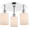 Hadley 16.25"W 3 Light Polished Chrome Flush Mount w/ White Shade