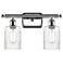 Hadley 16" 2-Light Polished Chrome Bath Light w/ Clear Shade