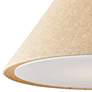 Thumbnail4 of Hadley 18"W Antique Brass Ceiling Light with Natural Shade more views