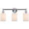 Hadley 22.5"W 3 Light Polished Chrome Bath Light w/ Matte White Shade