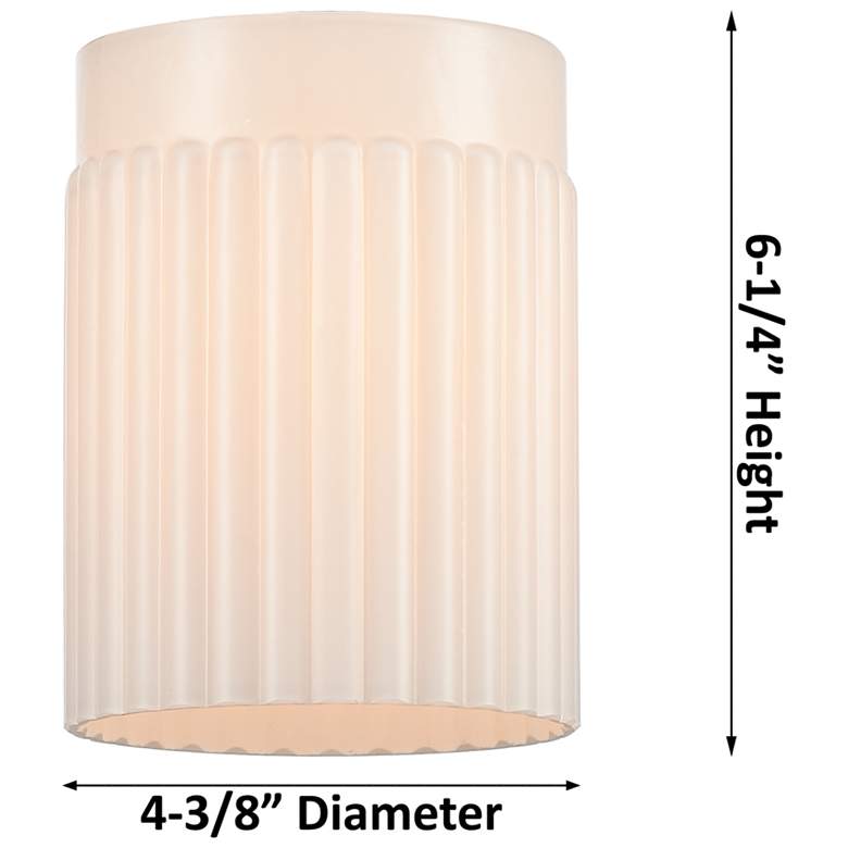 Image 5 Hadley 22.5"W 3 Light Polished Chrome Bath Light w/ Matte White Shade more views