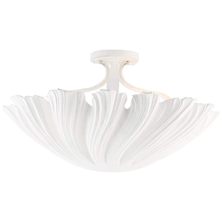 Image 2 Hadley 22 1/2" Wide Gesso White Ceiling Light