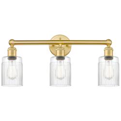 Hadley 22 1/2" Wide Satin Gold 3-Light Bath Light