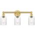 Hadley 22 1/2" Wide Satin Gold 3-Light Bath Light