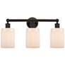 1_Hadley 23" 3-Light Oil Rubbed Bronze Bath Light w/ Matte White Shade