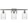 Hadley 3 Light 26" LED Bath Light - Brushed Satin Nickel - Clear Shade
