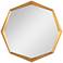 Hadley Gold Leaf 36" Octagonal Wall Mirror