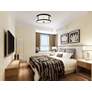 4_Hadrian 2 Lt 12" Flat Black Flush Mount more views