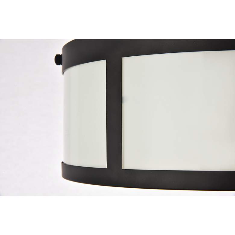Image 6 Hadrian 2 Lt 12" Flat Black Flush Mount more views