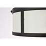 6_Hadrian 2 Lt 12" Flat Black Flush Mount more views