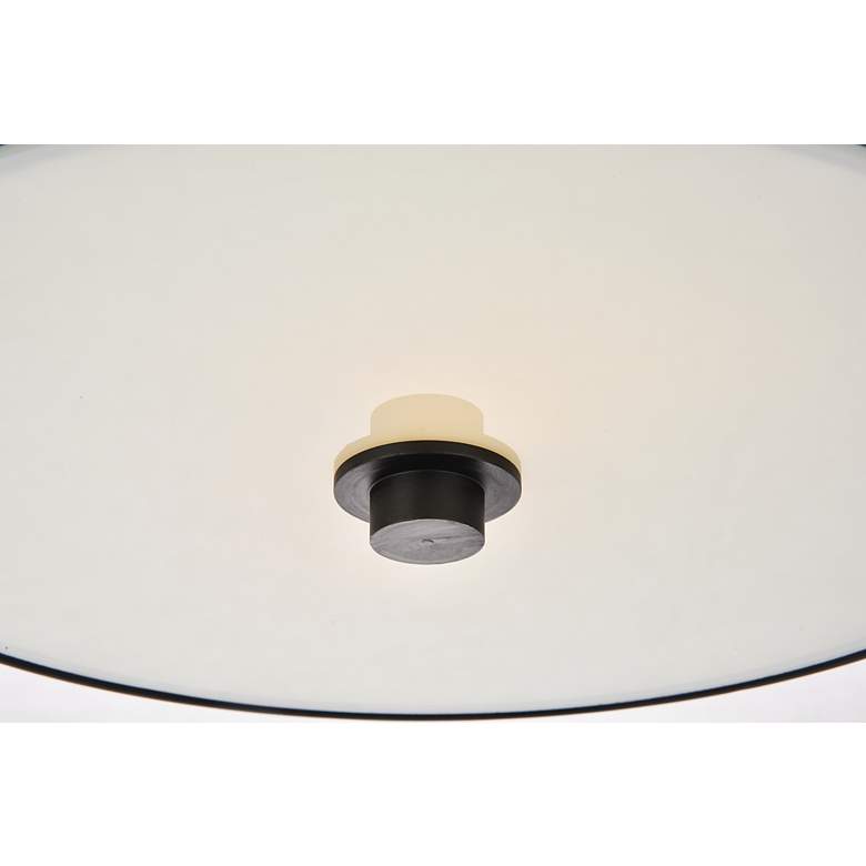 Image 7 Hadrian 2 Lt 12" Flat Black Flush Mount more views