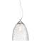 Hadrian 9 3/4"W Brushed Nickel and Clear Glass Mini Pendant