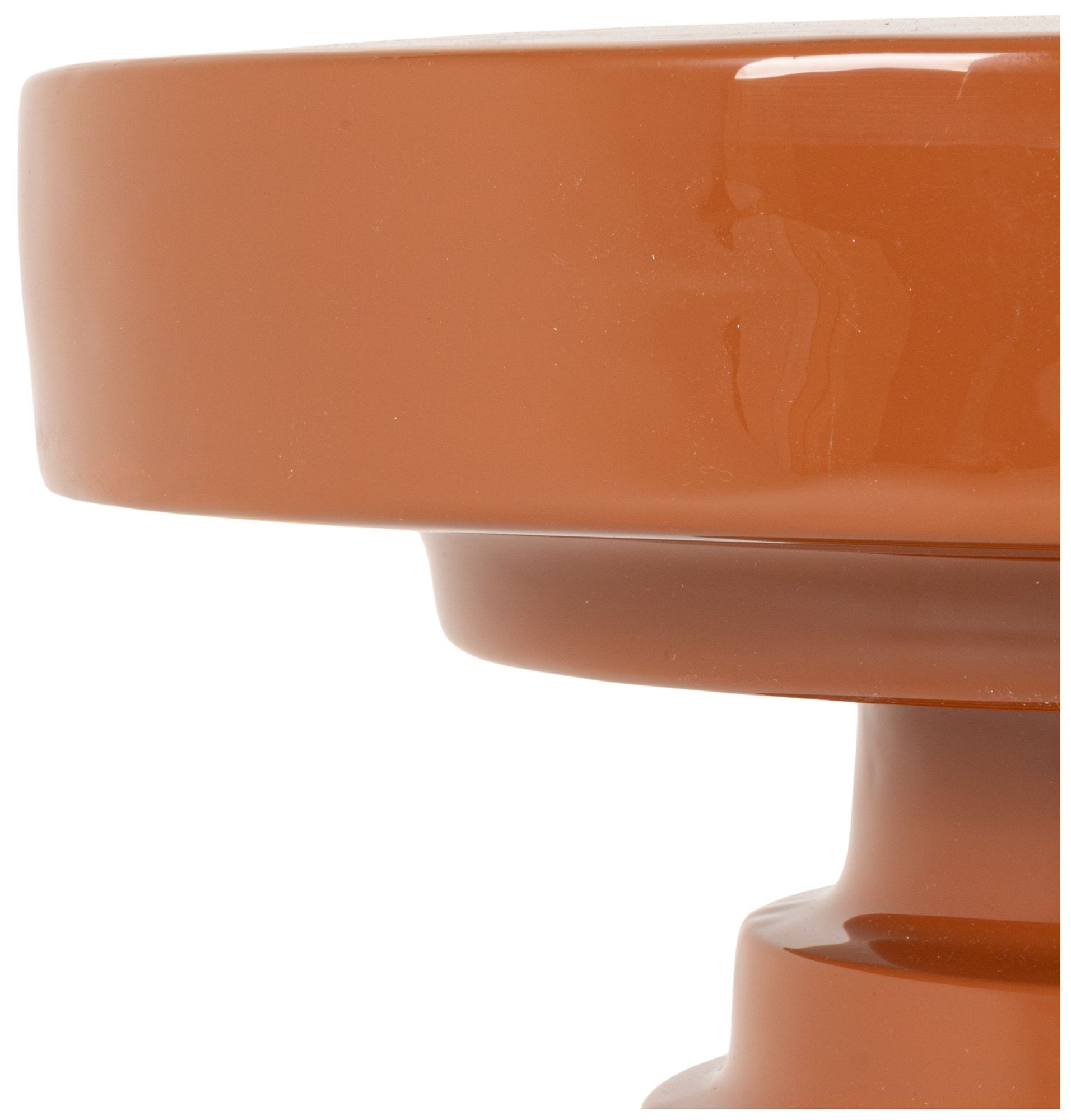 Image 4 Hadrian Round High Gloss Metal Hourglass Side Table more views