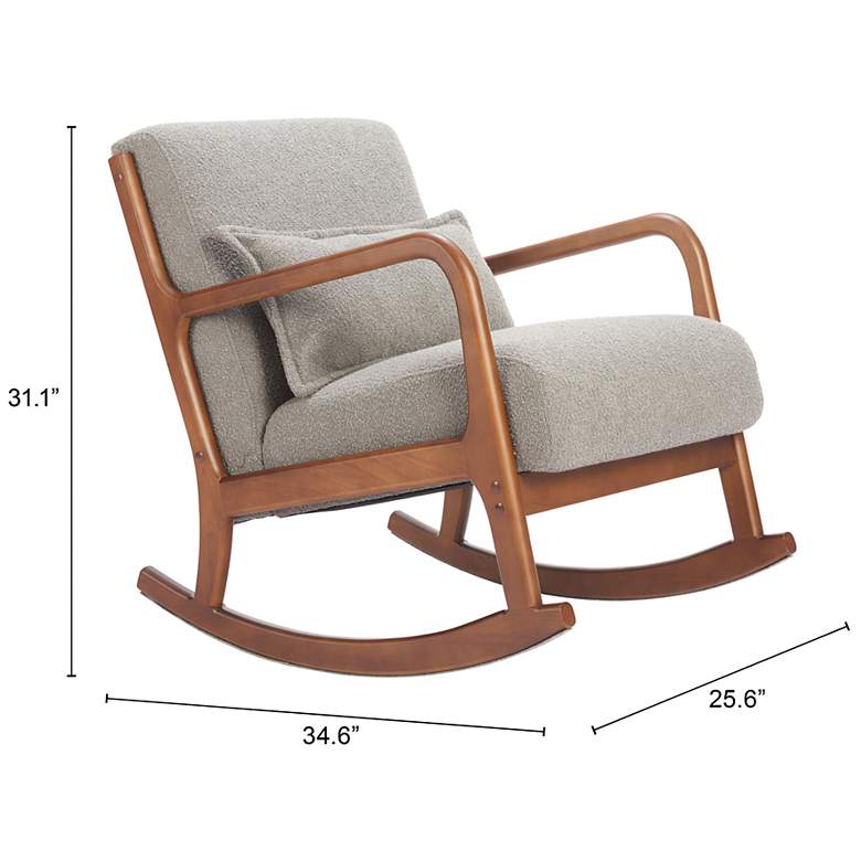 Image 5 Hady Rocking Chair Gray more views