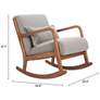 5_Hady Rocking Chair Gray more views